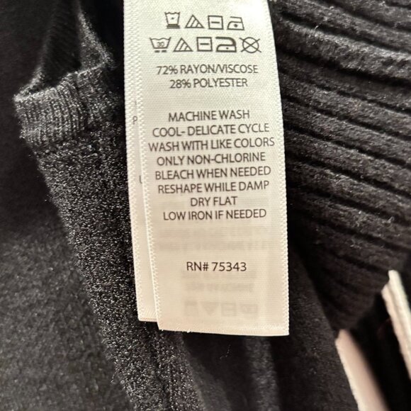 JOIE 2-Piece Ribbed Knit Sweater Maxi Dress in Black Women's S NEW - Picture 9 of 12